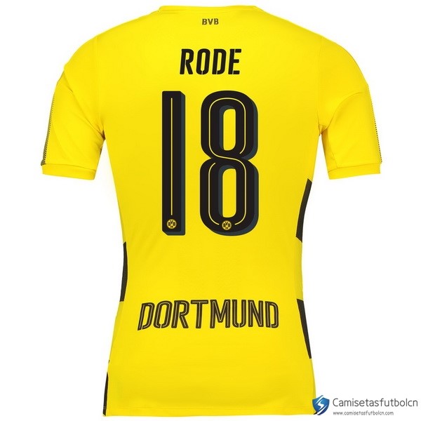 Camiseta Borussia Dortmund Primera equipo Rode 2017-18